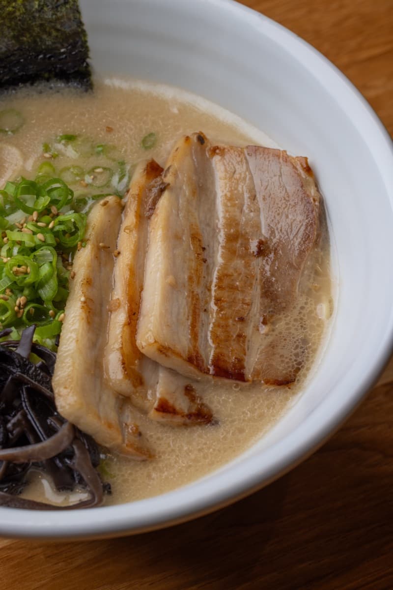 Tatsu Ramen bowl showcasing our slow-cooked broth